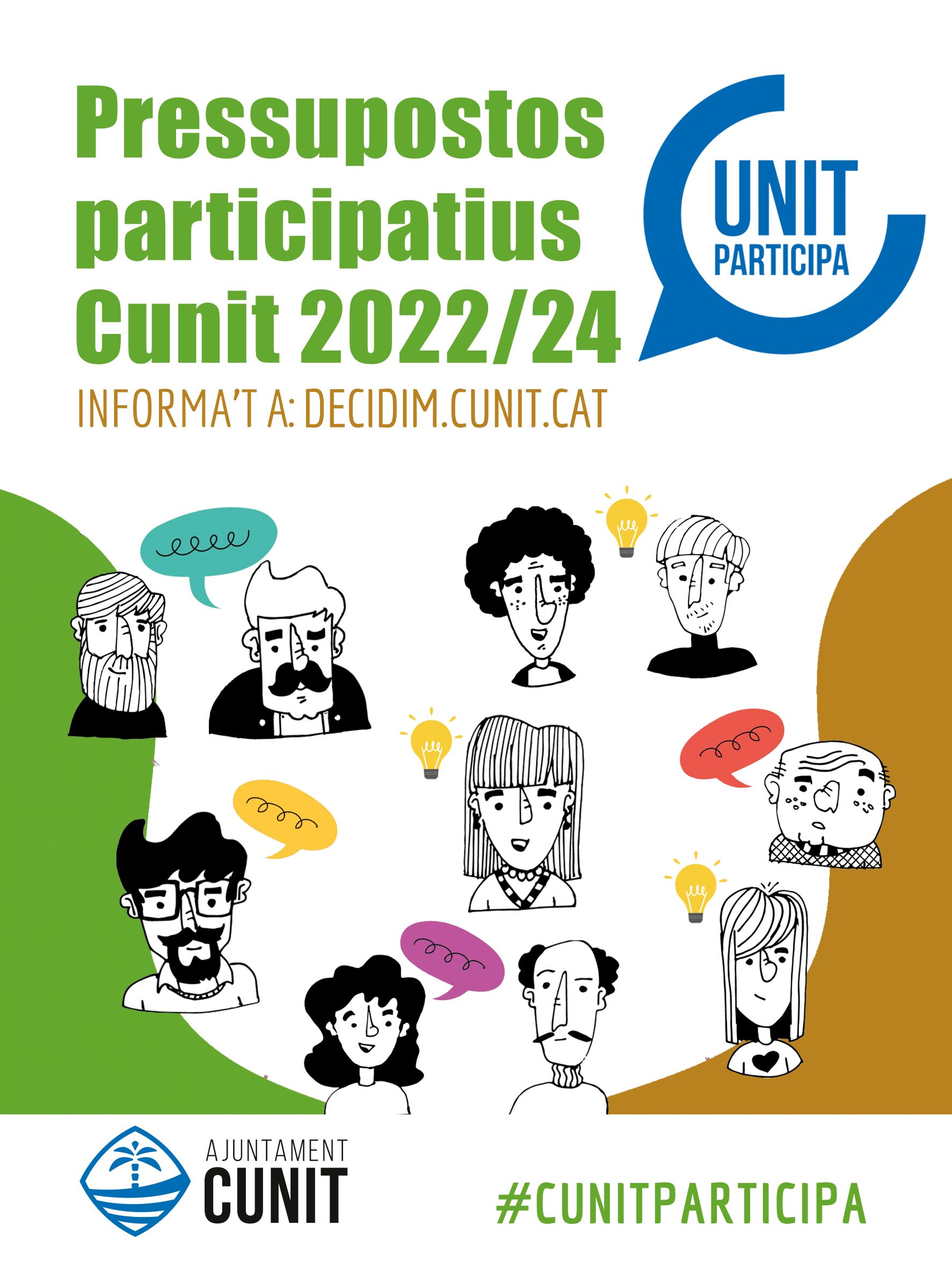 Pressupostos participatius Cunit 2022/2024
